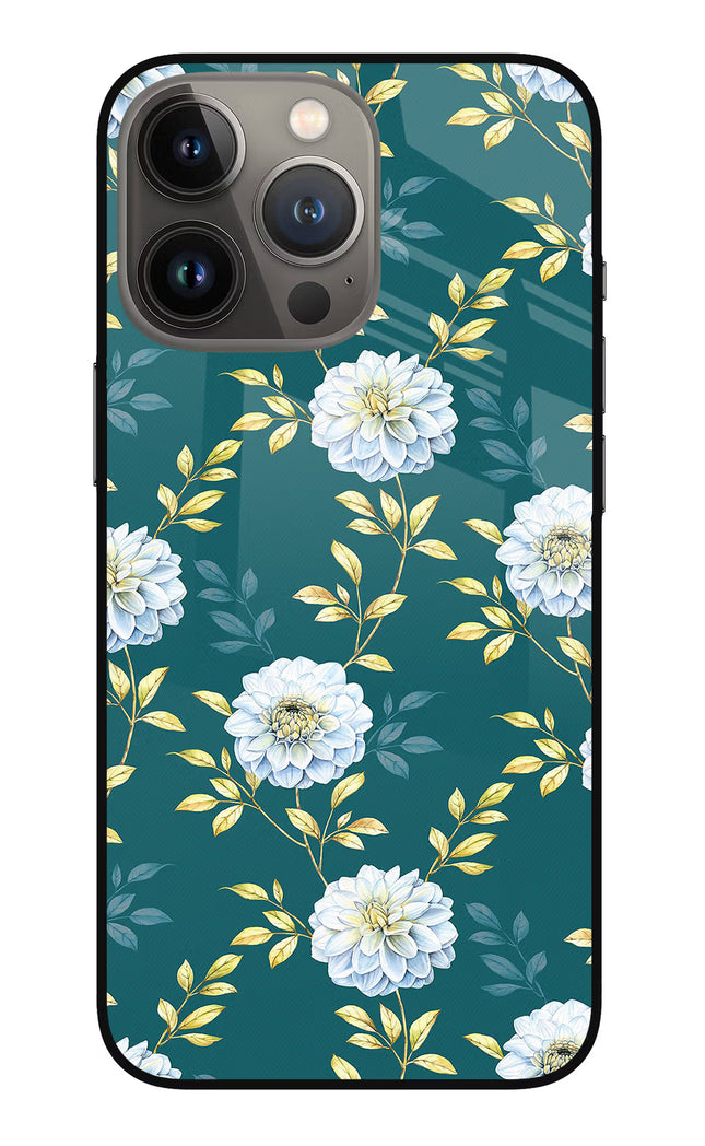 Flowers iPhone 13 Pro Glass Case