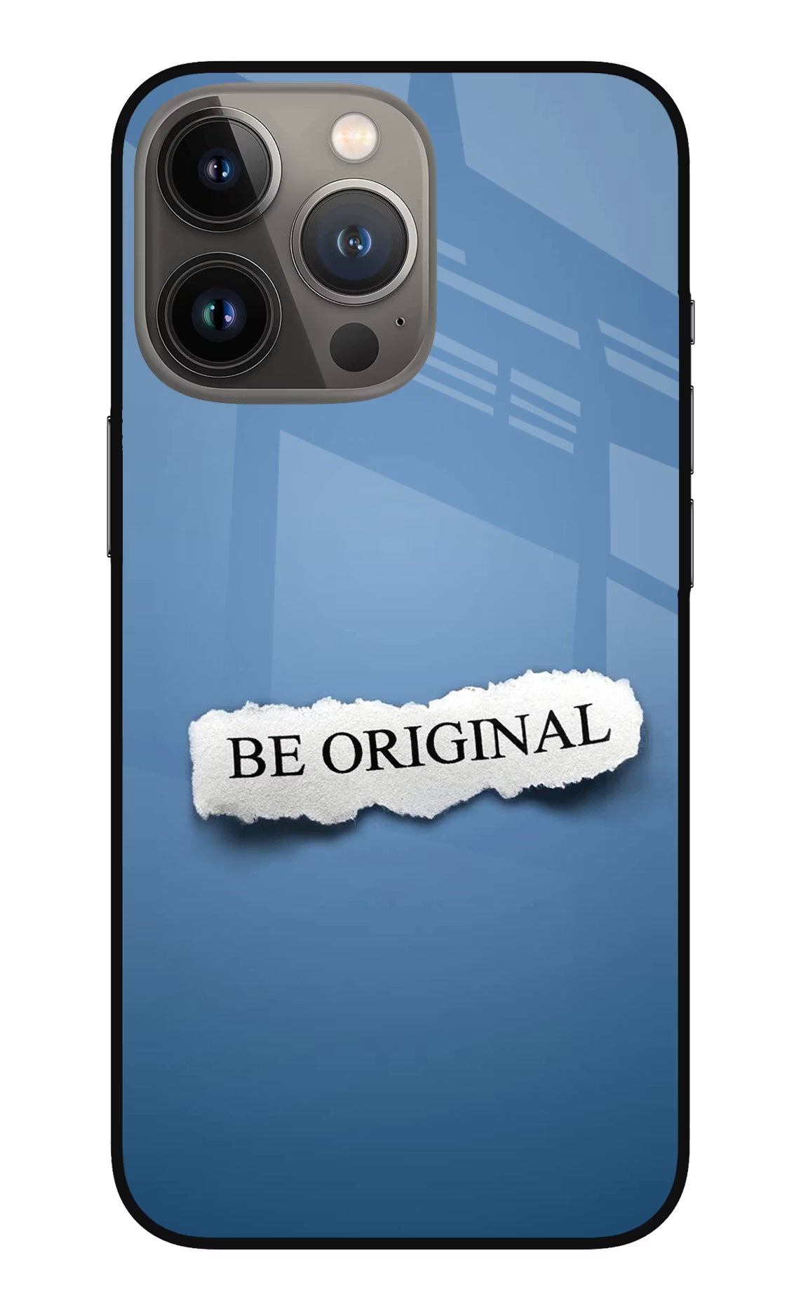 Be Original iPhone 13 Pro Glass Case Back Cover by Casekaro