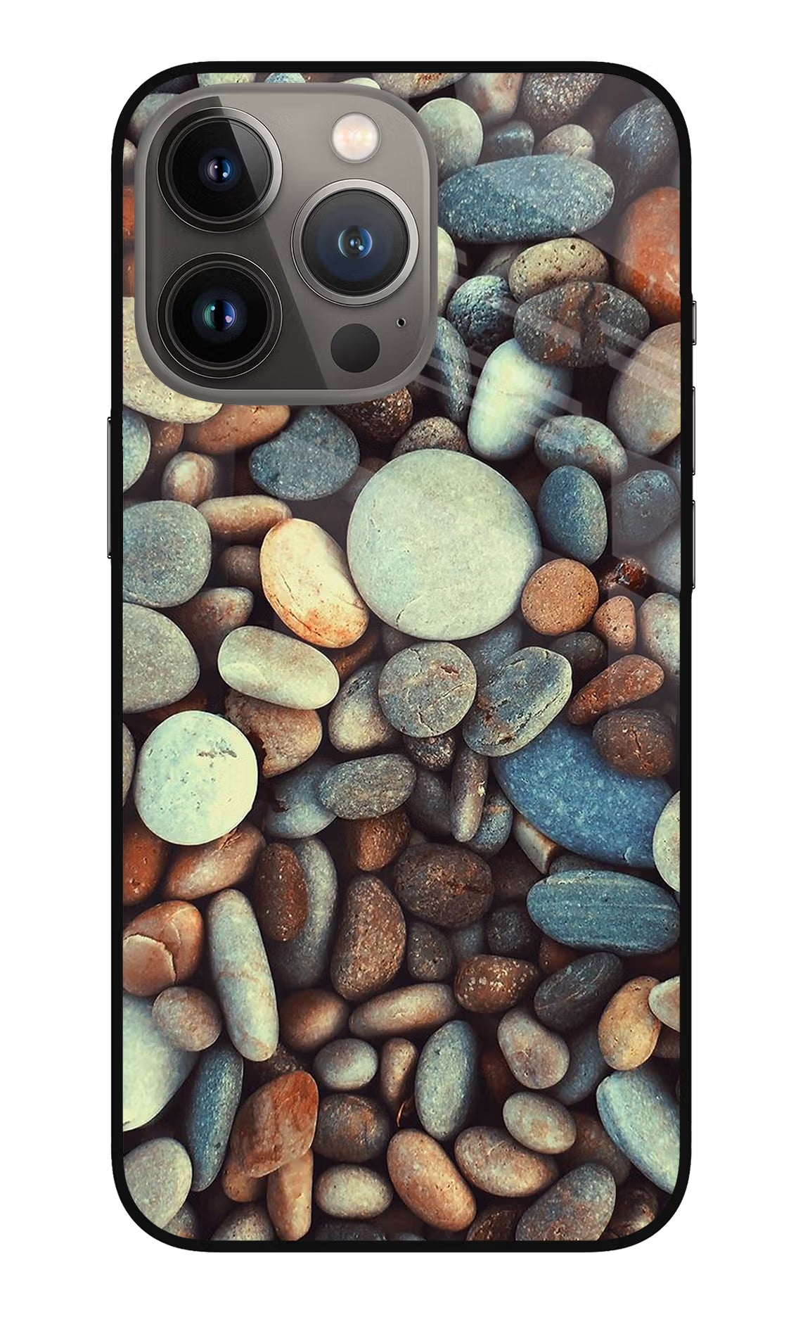 Pebble iPhone 13 Pro Glass Case Back Cover by Casekaro