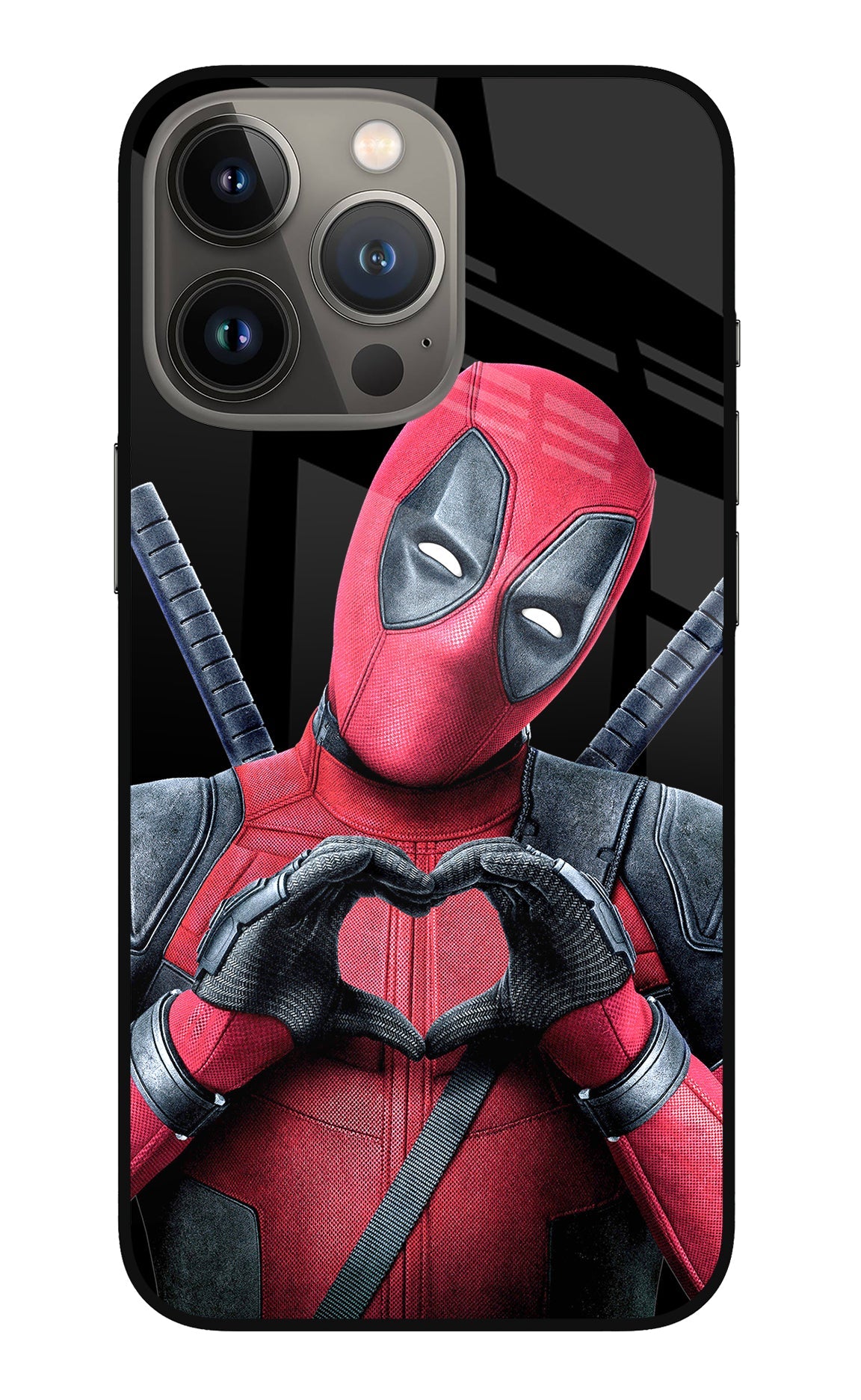 Deadpool iPhone 13 Pro Glass Case