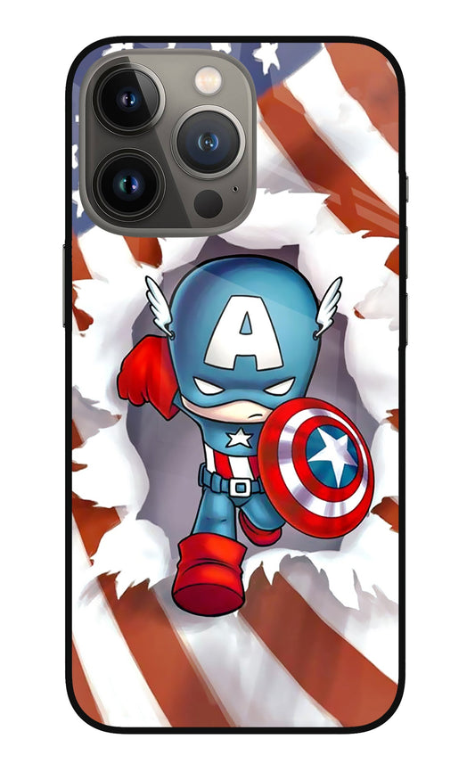 Captain America iPhone 13 Pro Glass Case