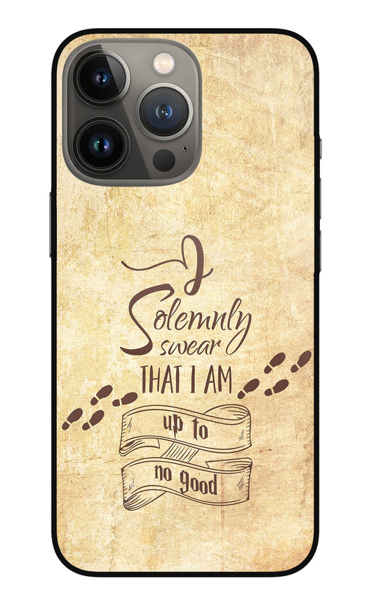 I Solemnly swear that i up to no good iPhone 13 Pro Glass Case