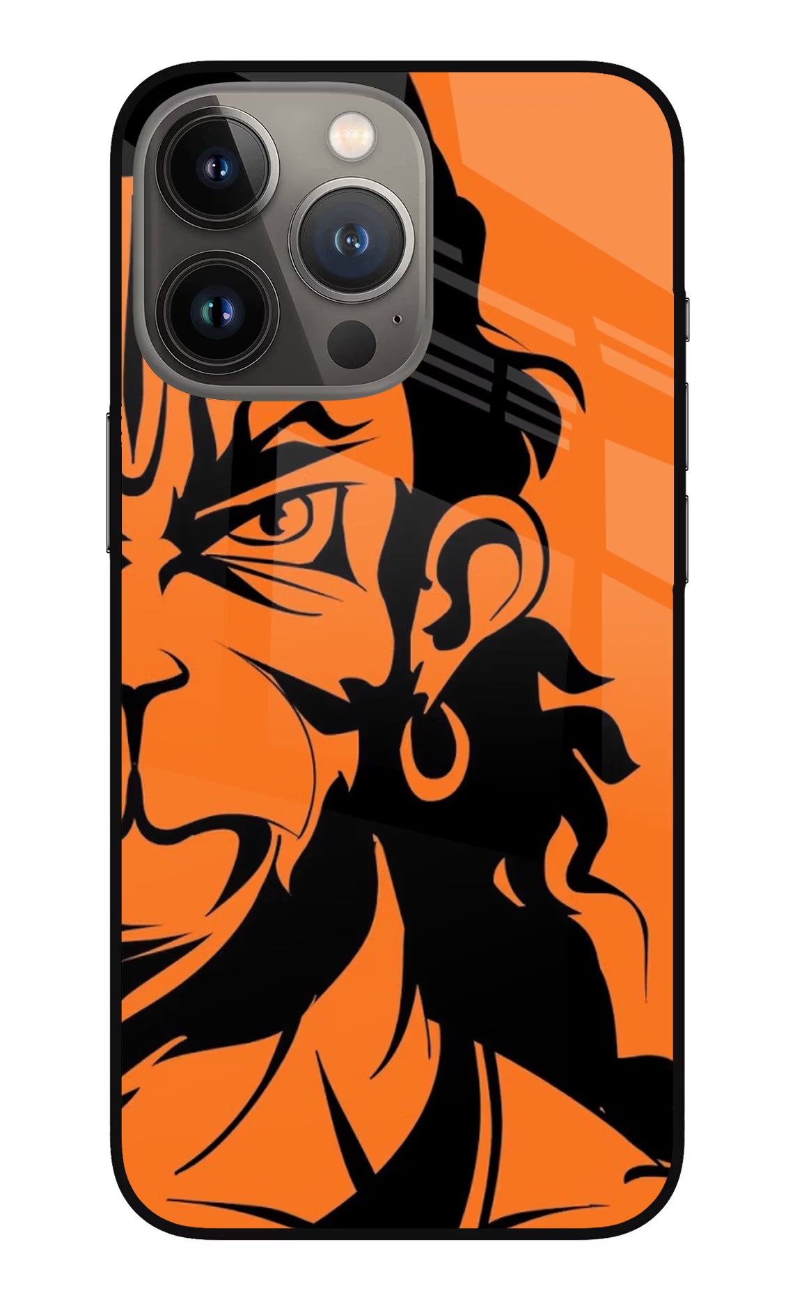 Hanuman iPhone 13 Pro Glass Case Back Cover by Casekaro