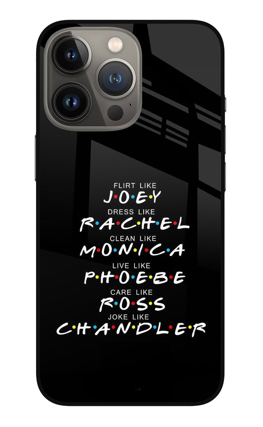 FRIENDS Character iPhone 13 Pro Glass Case