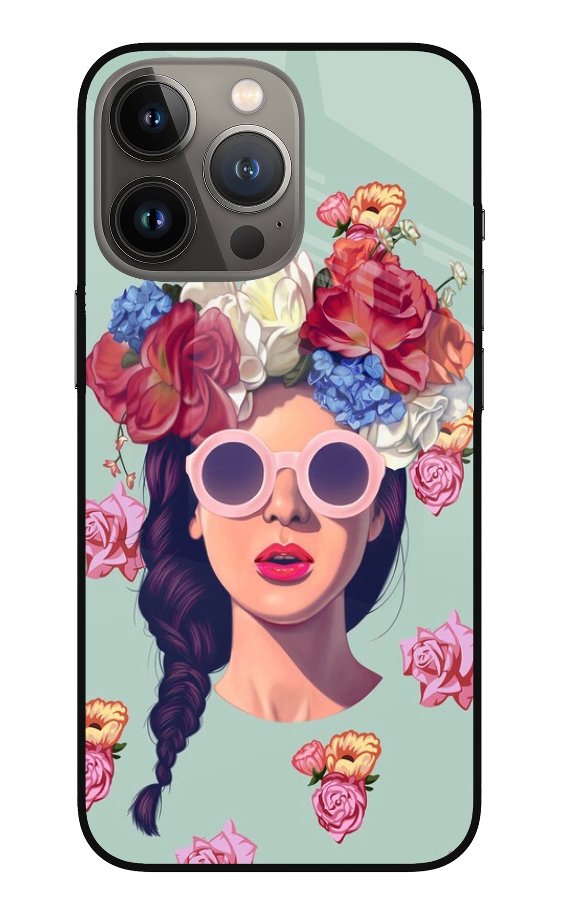 Pretty Girl iPhone 13 Pro Glass Case