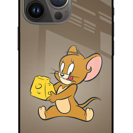 Jerry iPhone 13 Pro Glass Case Back Cover by Casekaro