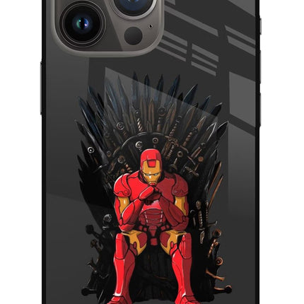 Ironman Throne iPhone 13 Pro Glass Case Back Cover by Casekaro