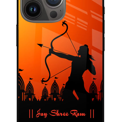 Lord Ram - 4 iPhone 13 Pro Glass Case Back Cover by Casekaro