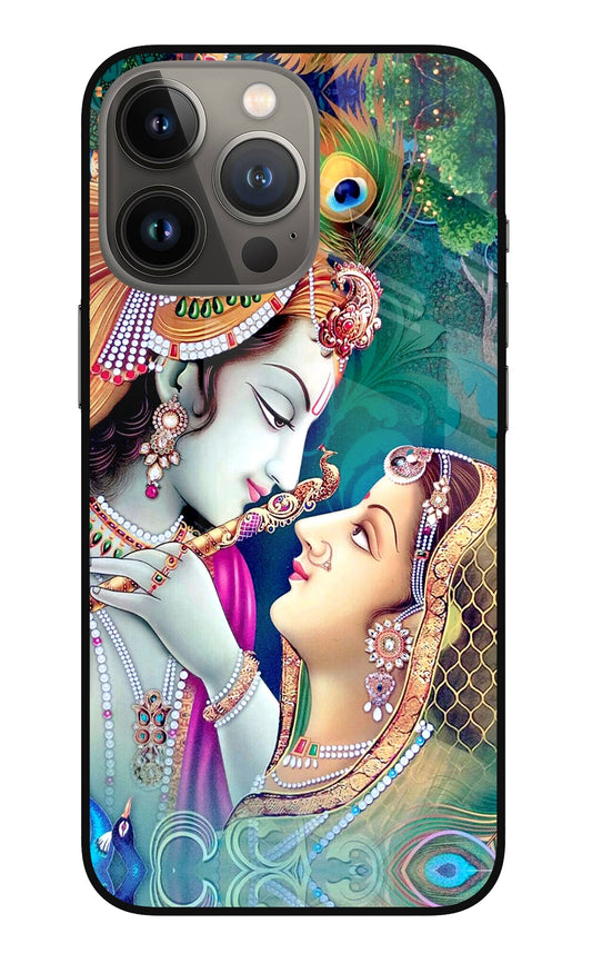 Lord Radha Krishna iPhone 13 Pro Glass Case