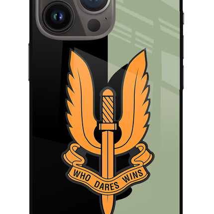 Balidan Logo iPhone 13 Pro Glass Case Back Cover by Casekaro