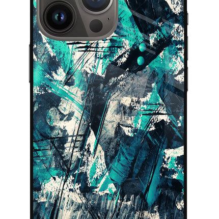 Artwork iPhone 13 Pro Glass Case Back Cover by Casekaro