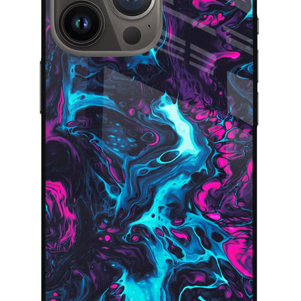 Abstract iPhone 13 Pro Glass Case Back Cover by Casekaro