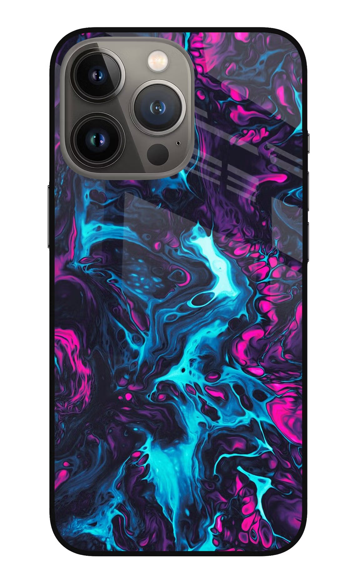 Abstract iPhone 13 Pro Glass Case Back Cover by Casekaro