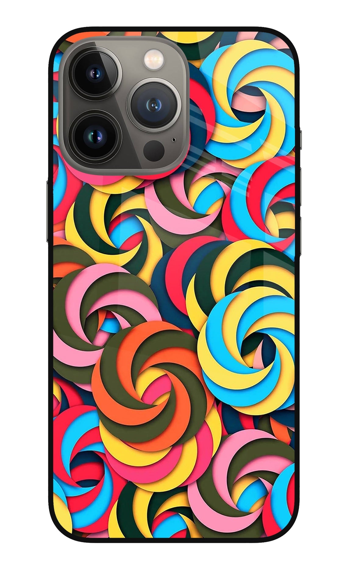 Spiral Pattern iPhone 13 Pro Back Cover