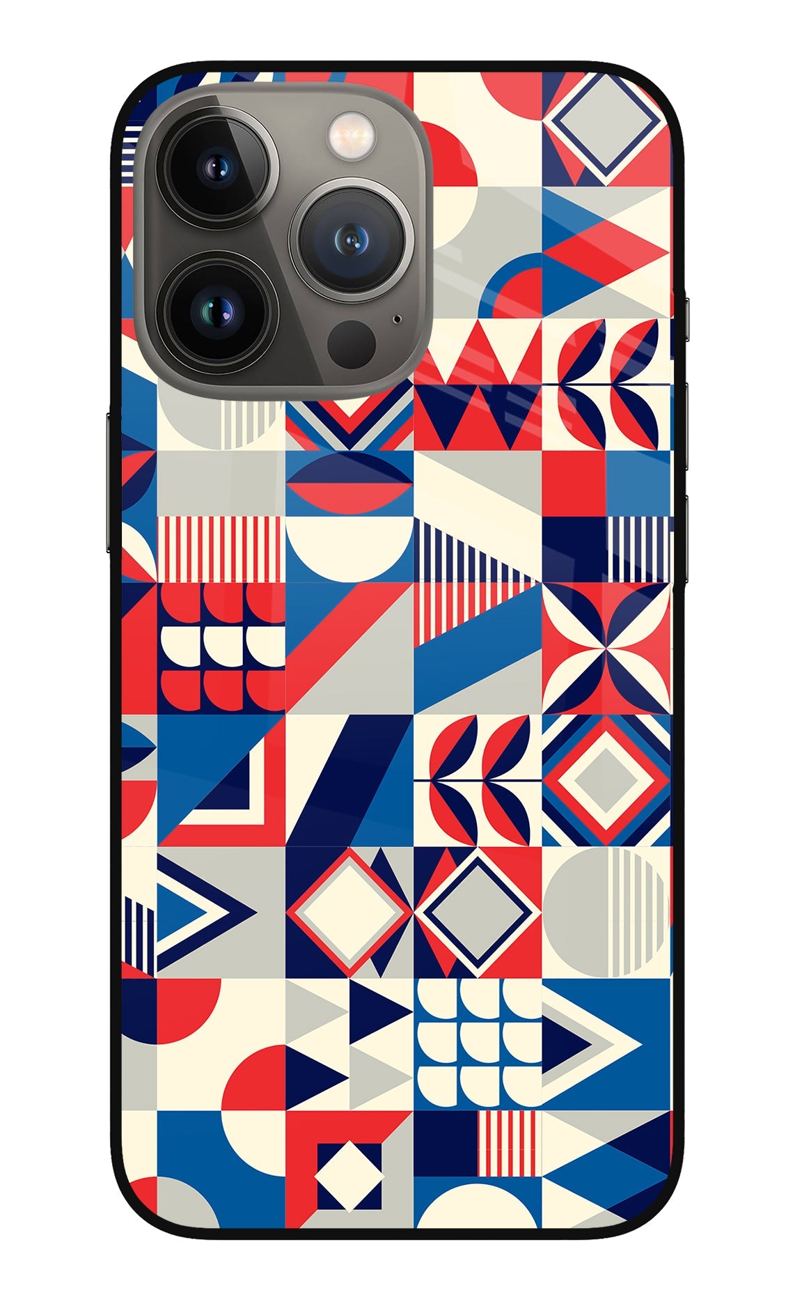 Colorful Pattern iPhone 13 Pro Back Cover