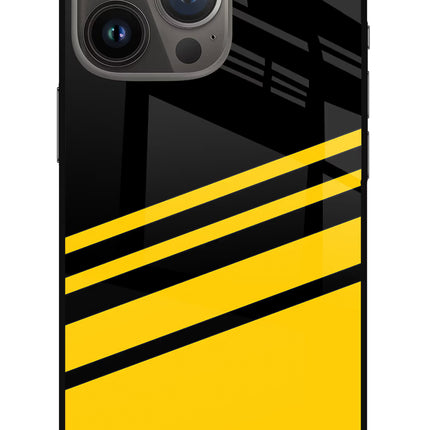Yellow Shades iPhone 13 Pro Glass Case Back Cover by Casekaro