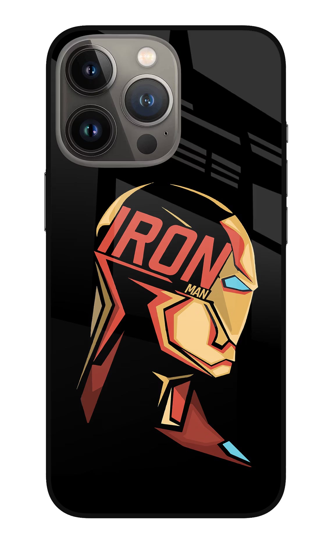 IronMan iPhone 13 Pro Glass Case Back Cover by Casekaro