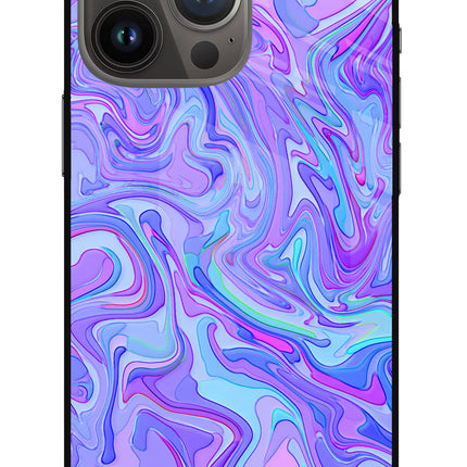 Glitter iPhone 13 Pro Glass Case Back Cover by Casekaro