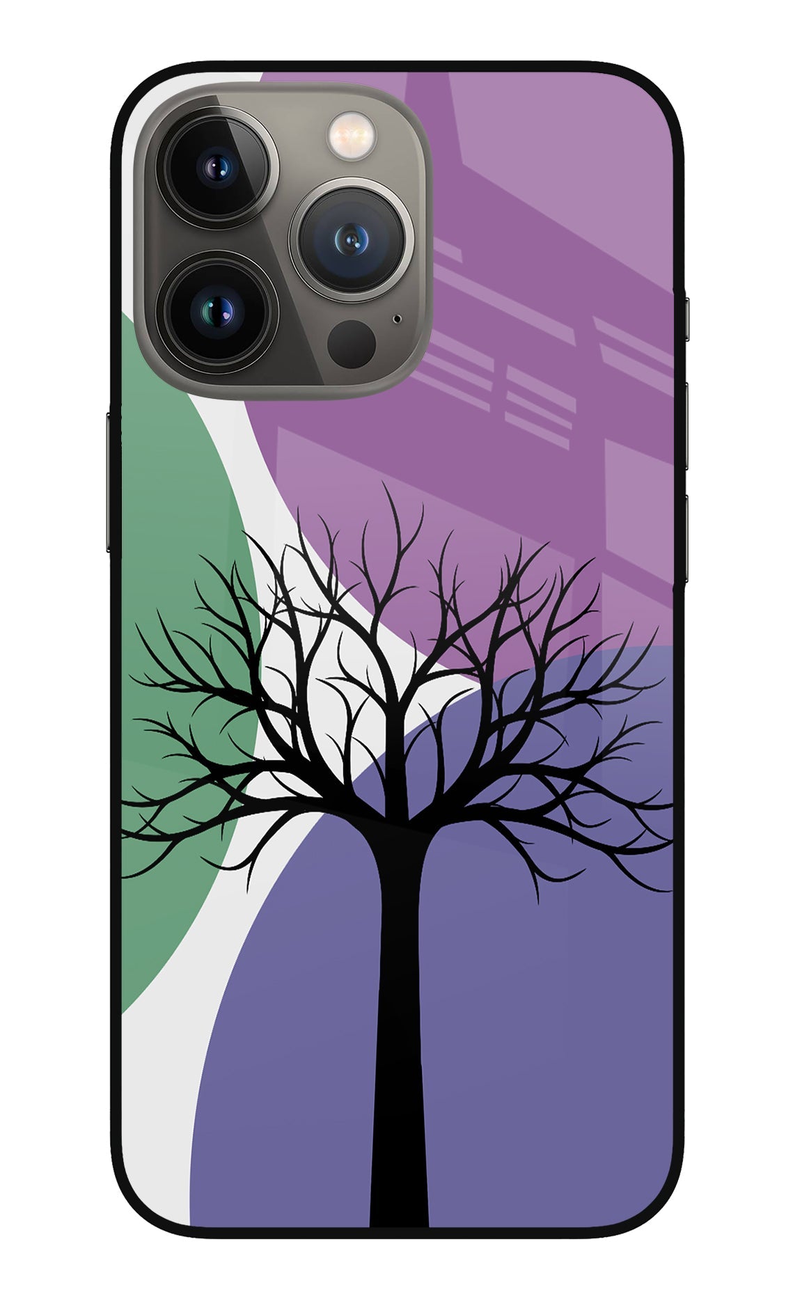 Tree Art iPhone 13 Pro Glass Case