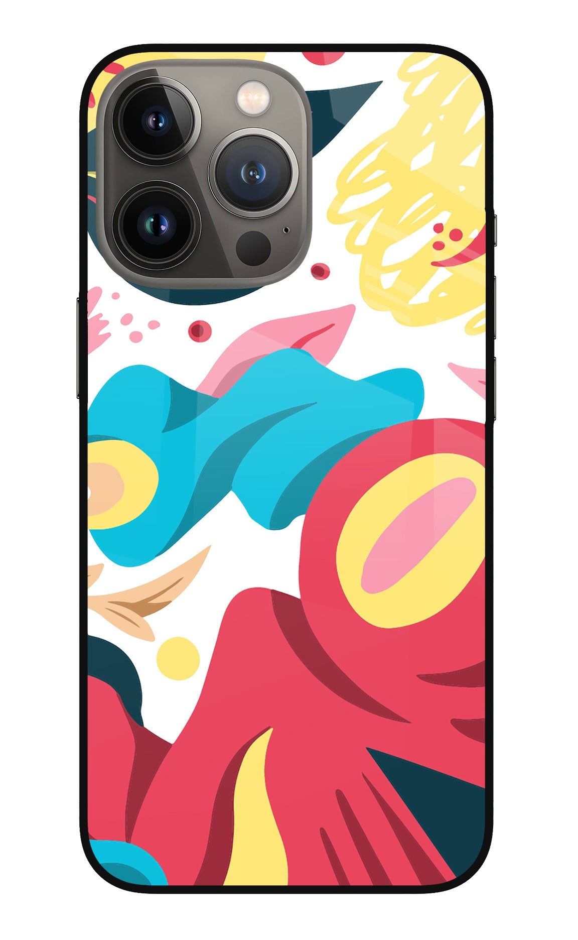 Trippy Art iPhone 13 Pro Glass Case