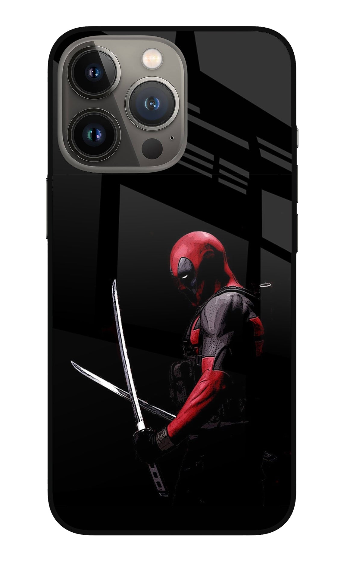 Deadpool iPhone 13 Pro Glass Case