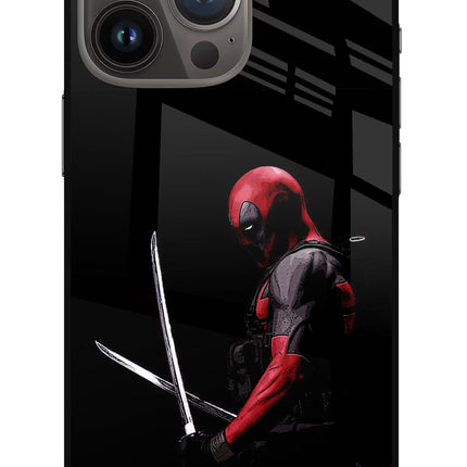 Deadpool iPhone 13 Pro Glass Case Back Cover by Casekaro