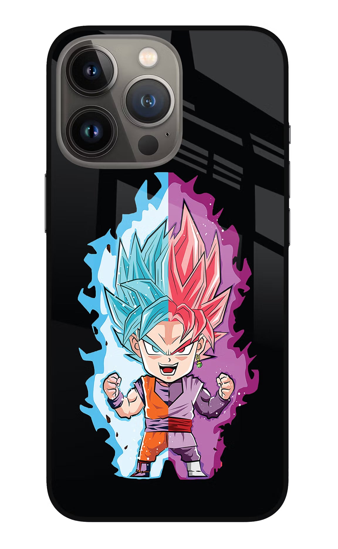 Chota Goku iPhone 13 Pro Glass Case Back Cover by Casekaro