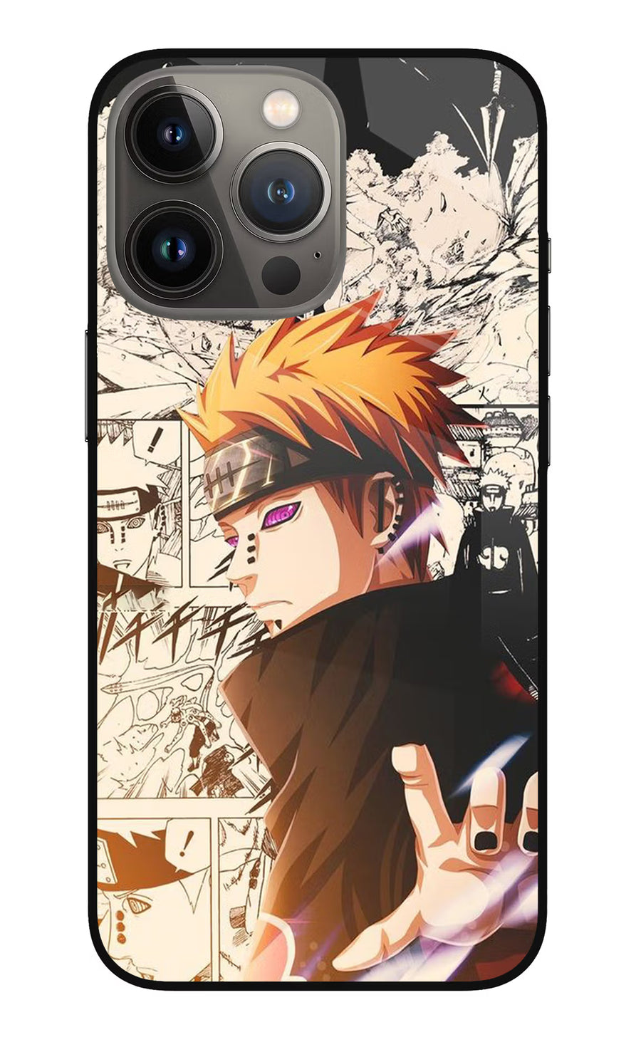 Pain Anime iPhone 13 Pro Back Cover, Metal case