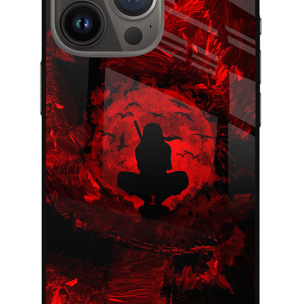Itachi Uchiha iPhone 13 Pro Glass Case Back Cover by Casekaro