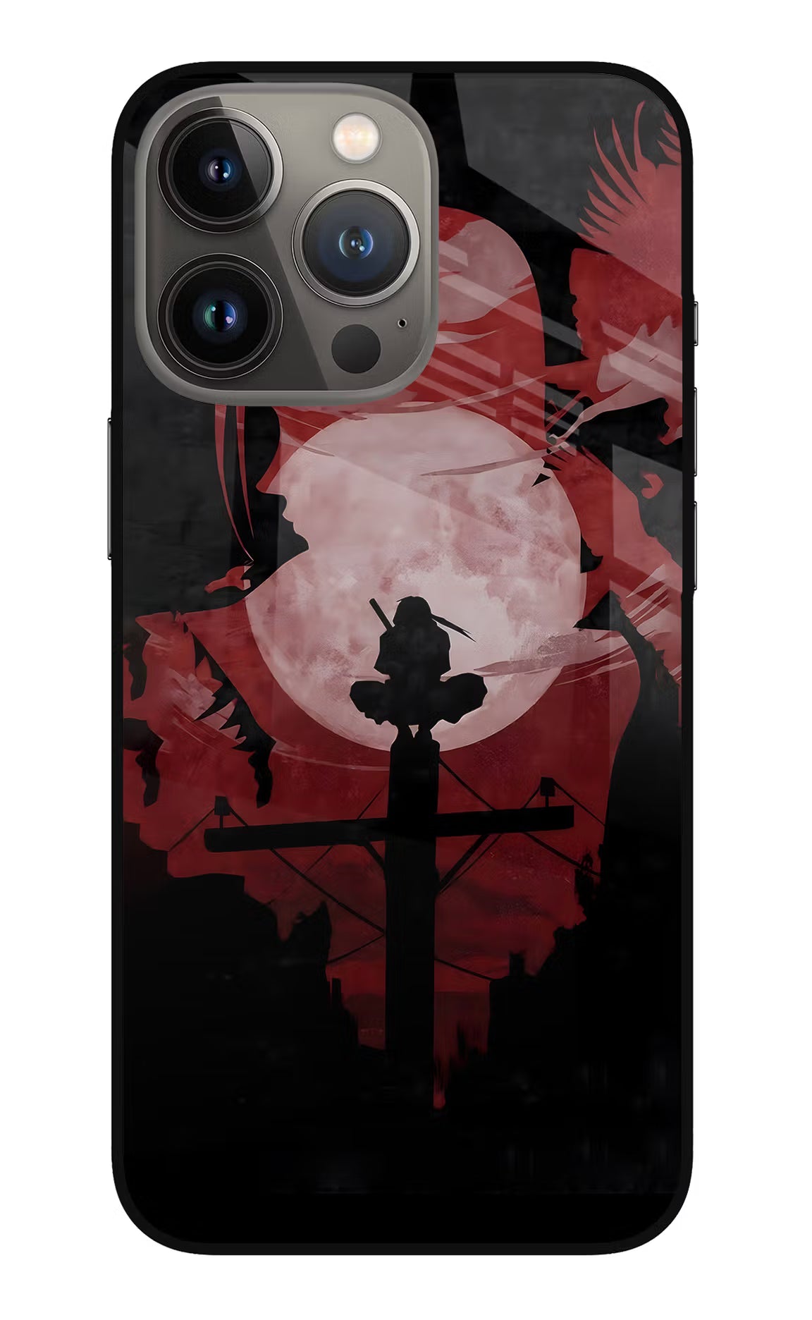 Naruto Anime iPhone 13 Pro Glass Case Back Cover by Casekaro