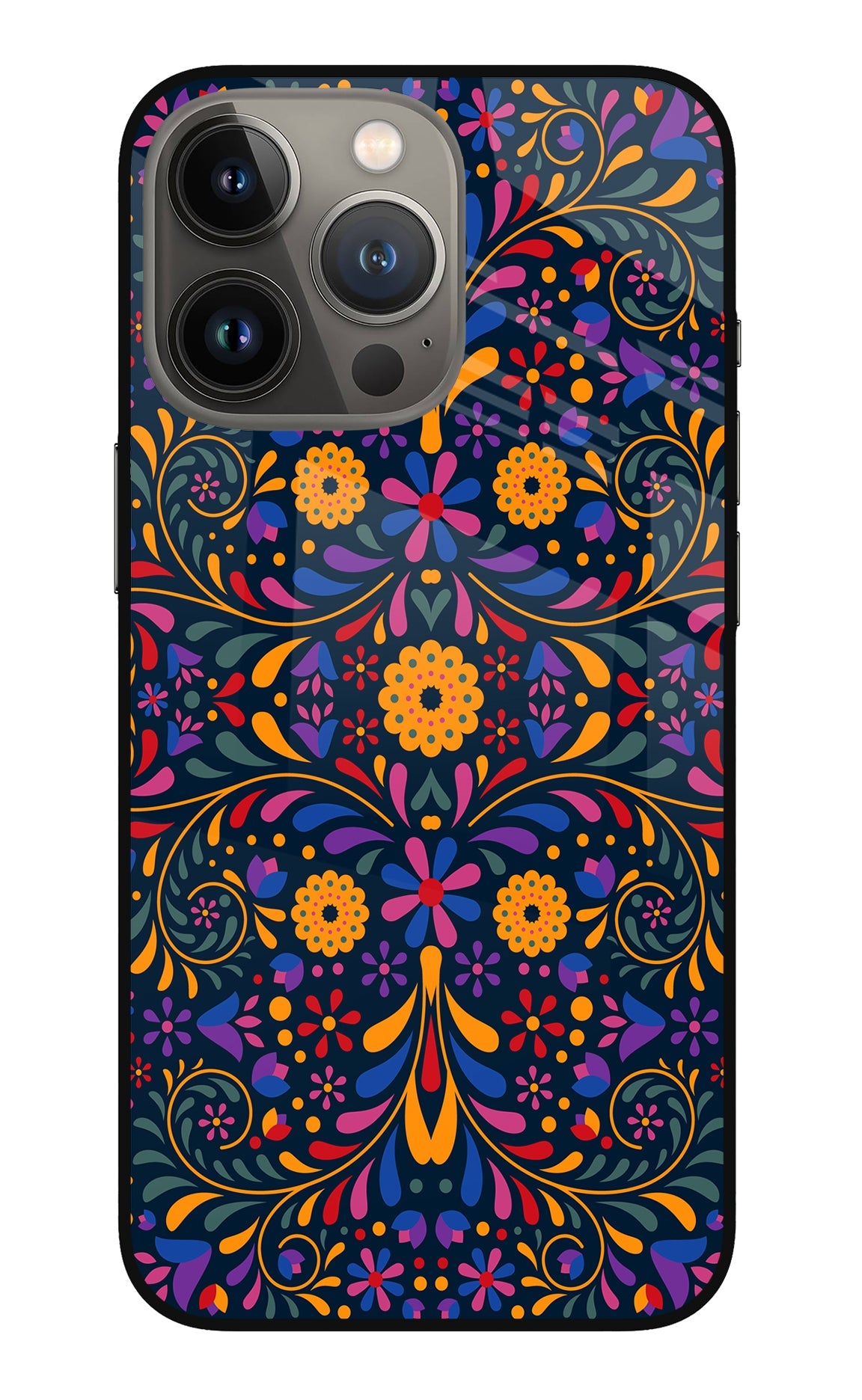 Mexican Art iPhone 13 Pro Glass Case