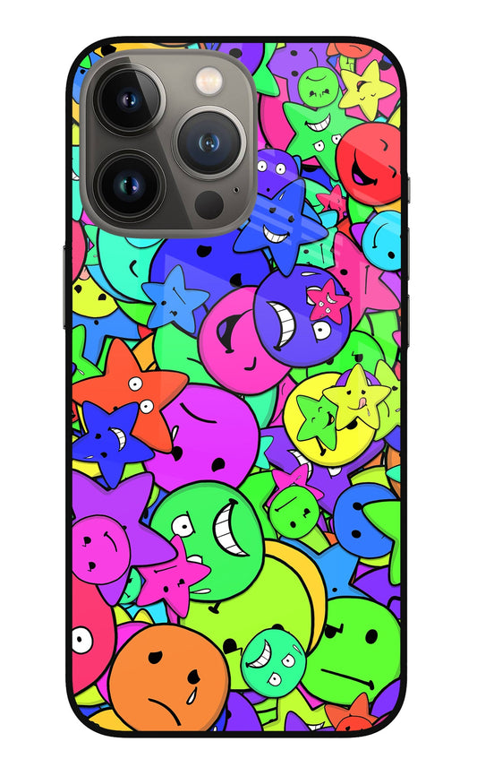 Fun Doodle iPhone 13 Pro Glass Case