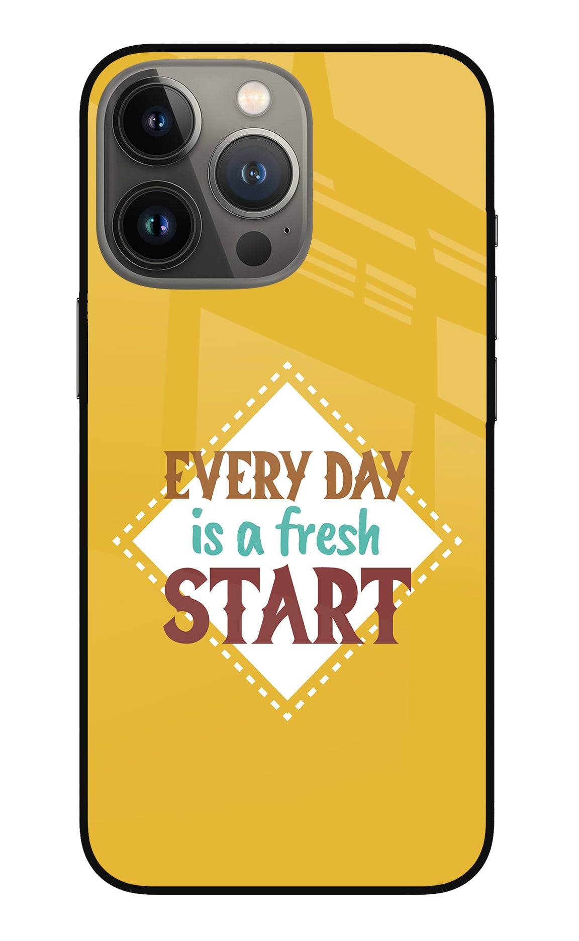 Every day is a Fresh Start iPhone 13 Pro Back Cover