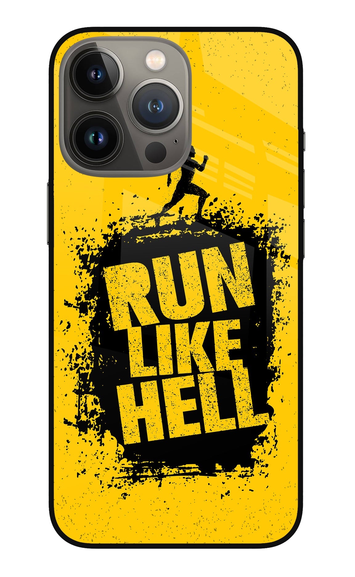 Run Like Hell iPhone 13 Pro Back Cover