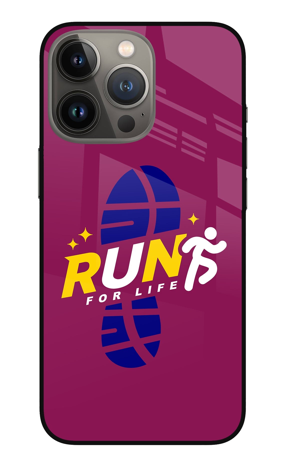 Run for Life iPhone 13 Pro Back Cover