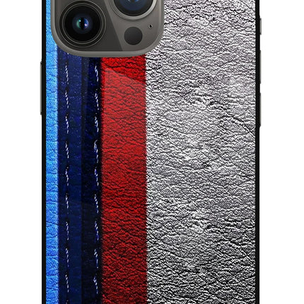 BMW Stripes iPhone 13 Pro Glass Case