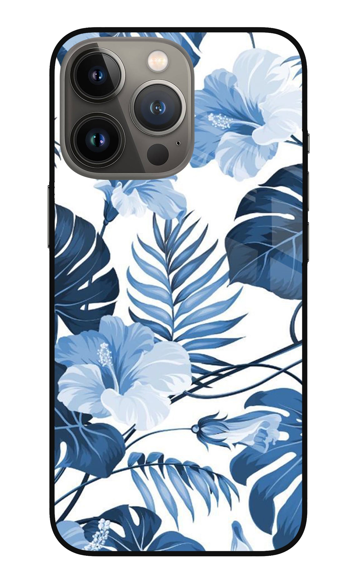 Fabric Art iPhone 13 Pro Glass Case