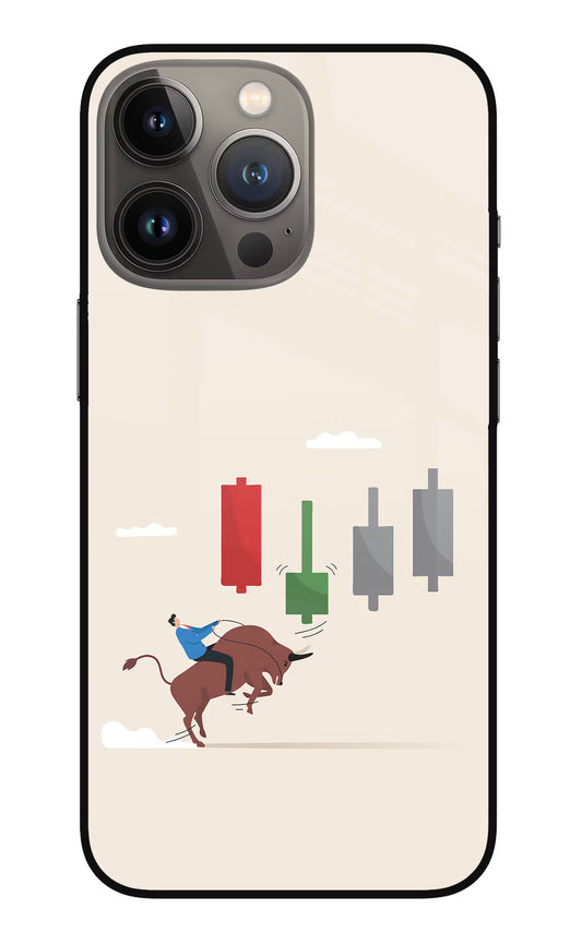 Bull Trading Momentum iPhone 13 Pro Glass Case