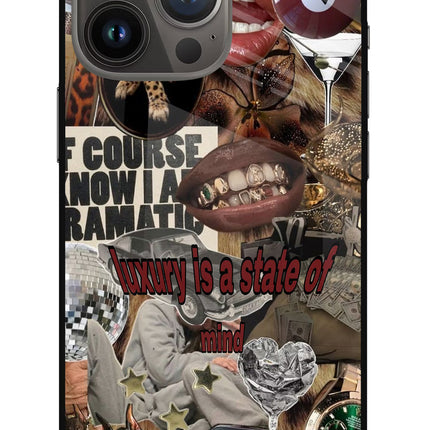 Luxury iPhone 13 Pro Glass Case