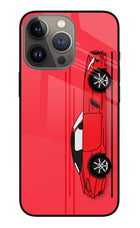 Red Velocity iPhone 13 Pro Glass Case
