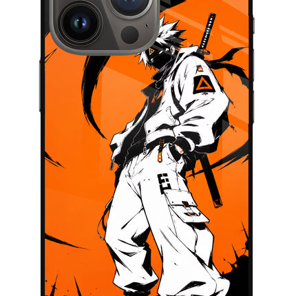 Street Samurai  iPhone 13 Pro Glass Case Back Cover by Casekaro
