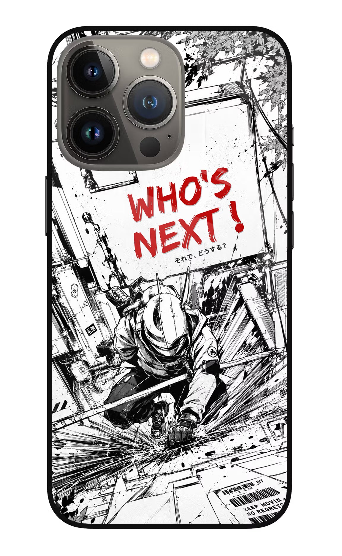 Who's Next iPhone 13 Pro Glass Case Back Cover by Casekaro