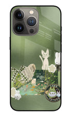 Aesthetic anime iPhone 13 Pro Glass Case