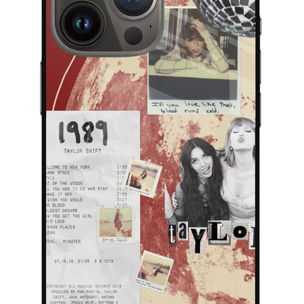 Taylor Swift iPhone 13 Pro Glass Case Back Cover by Casekaro