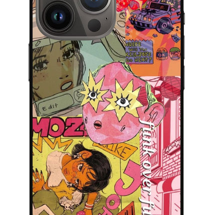 Funkover iPhone 13 Pro Glass Case Back Cover by Casekaro