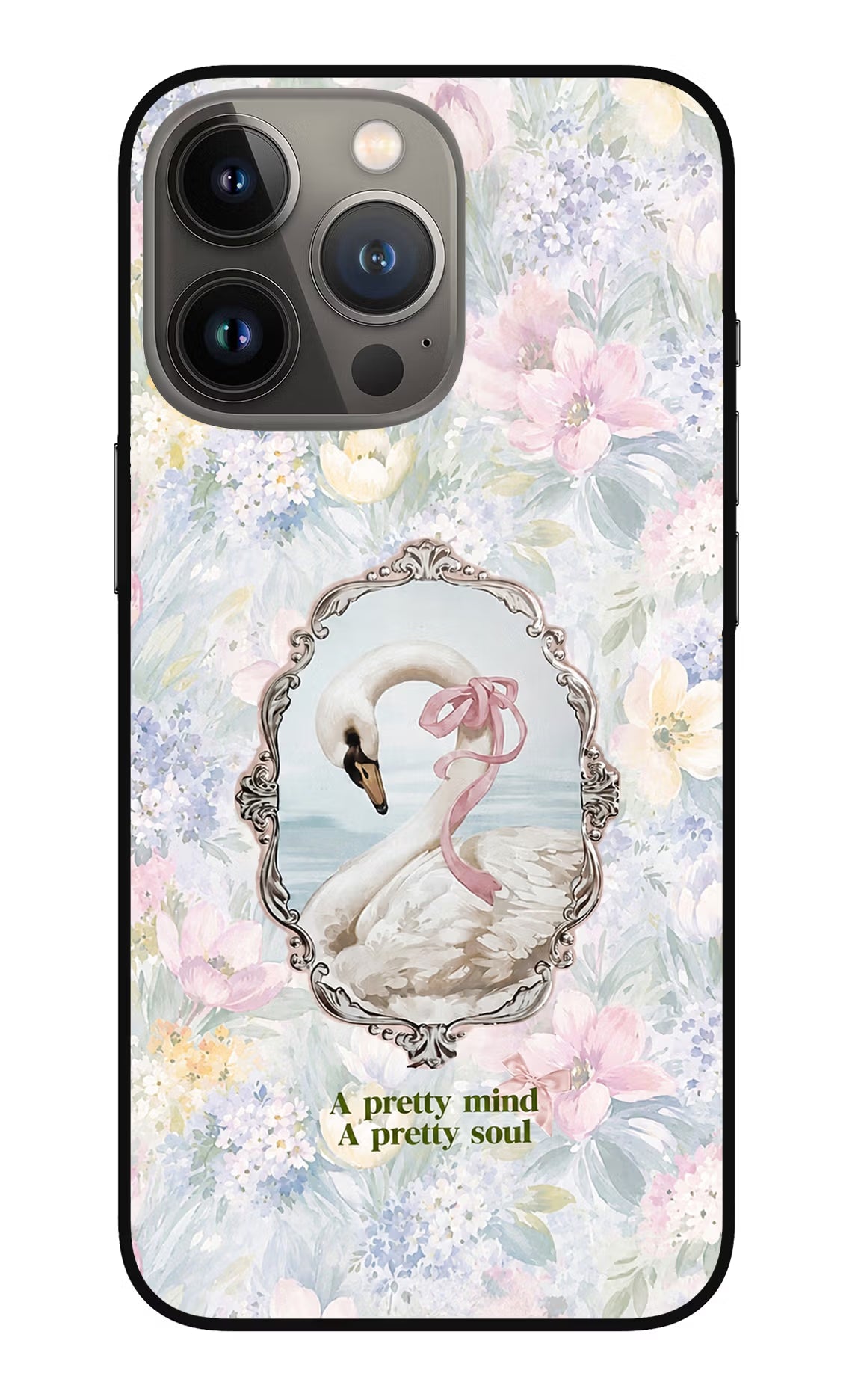 Pretty Mind Pretty Soul iPhone 13 Pro Glass Case