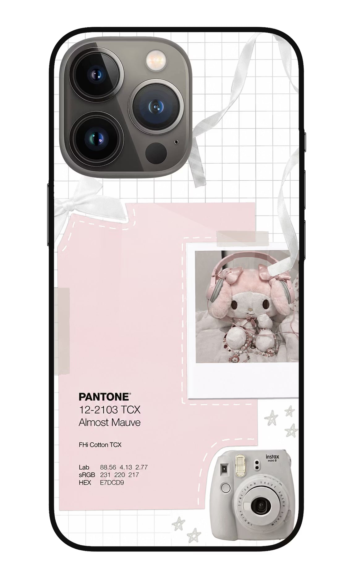 Pantone Asthetic iPhone 13 Pro Glass Case