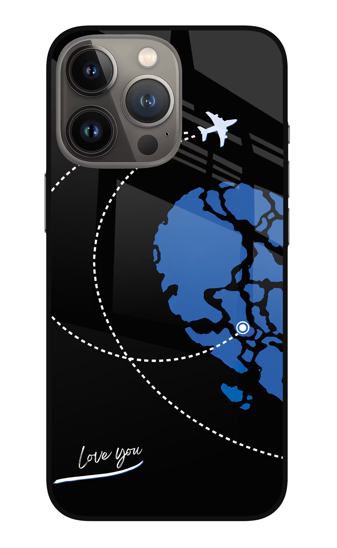 Love Orbit iPhone 13 Pro Glass Case