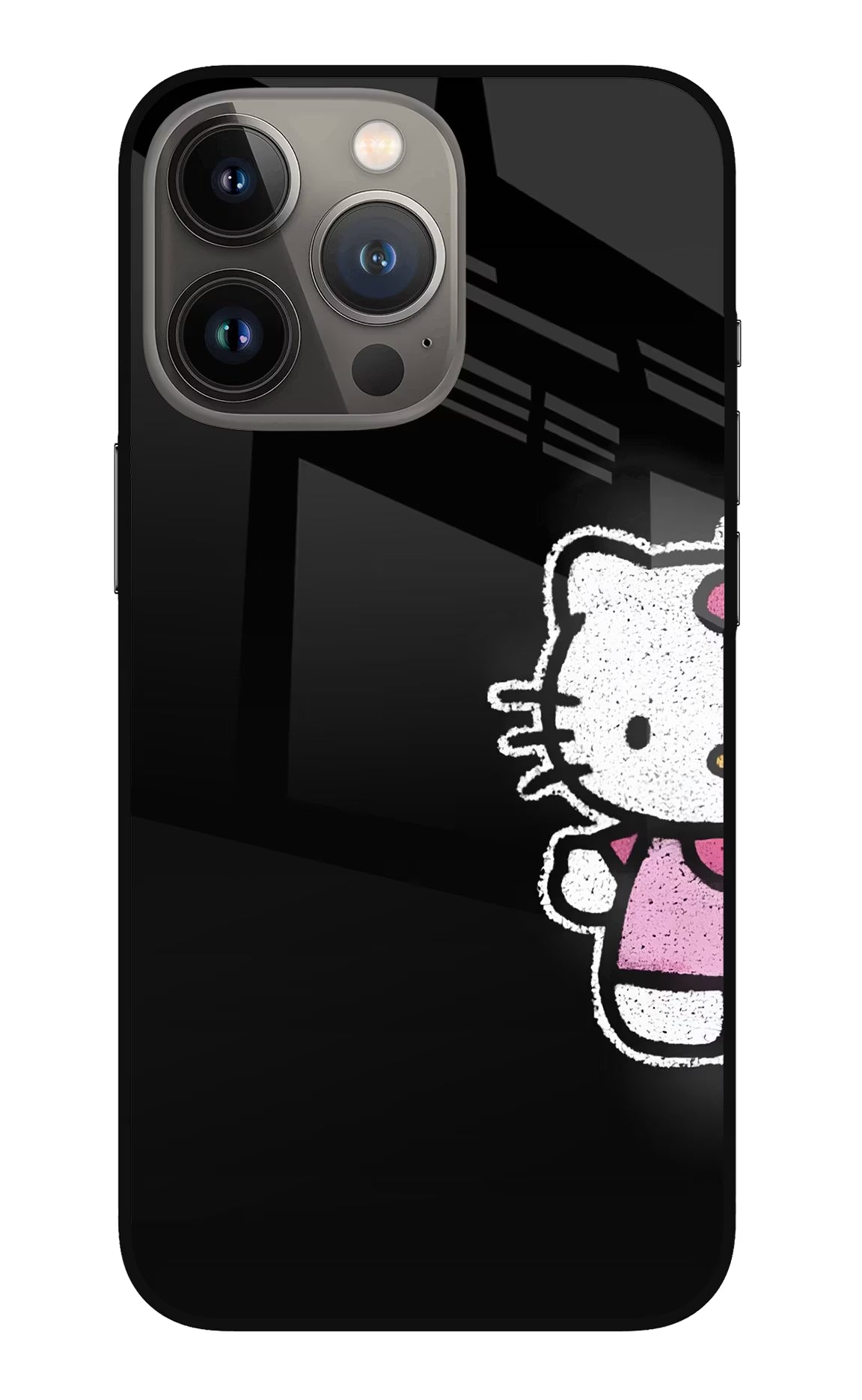 Kitty Charm iPhone 13 Pro Glass Case