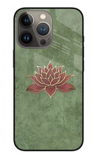 Lotus Grace iPhone 13 Pro Glass Case